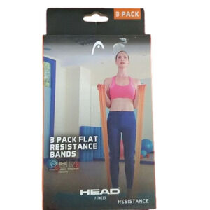 💥4 for $20💥Head Fitness NIB 3 Pack Flat Resistance Bands
